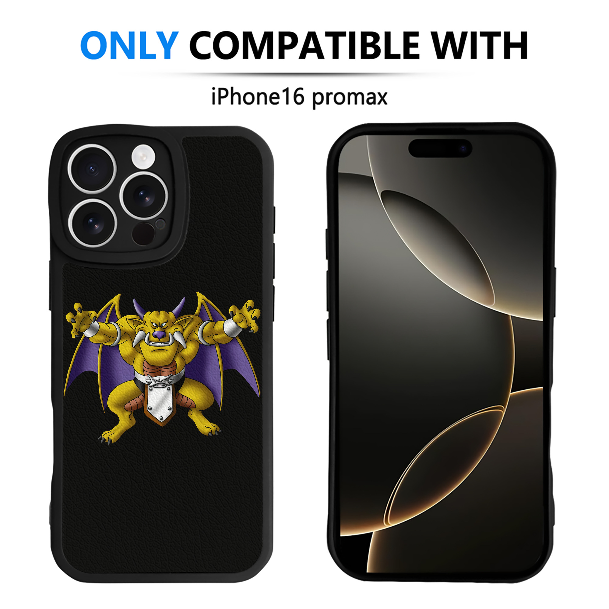 （画像用） ドラゴンクエスト Doragon Kuesuto Dragon Quest 【iPhone 16シリーズ対応】シリコンスマホケース（レザー調） 材質：シリコン